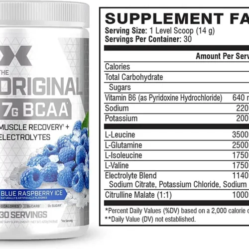 Xtend The Original 7G BCAA 420g Blue Raspberry Ice - Image 2