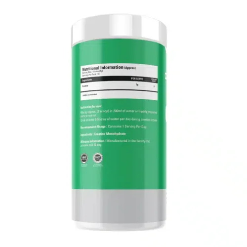Gibbon Nutrition Creatine Monohydrate 100g Unflavored - Image 3