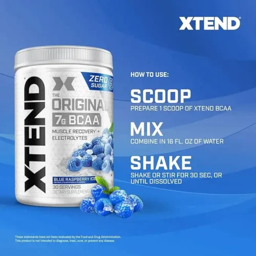 Xtend The Original 7G BCAA 420g Blue Raspberry Ice - Image 8
