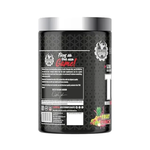 Dexter Jackson Black Series Turbo BCAA 390g Fruit Punch - Image 3