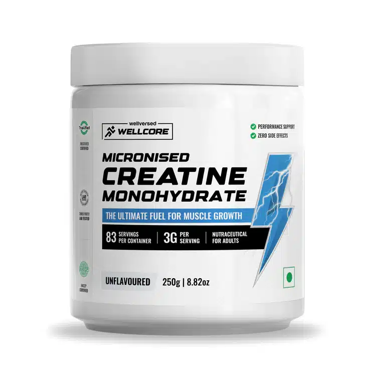 Wellversed Wellcore Micronised Creatine Monohydrate 250g Unflavored - Image 1
