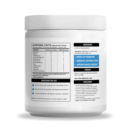 Wellversed Wellcore Micronised Creatine Monohydrate 250g Unflavored - Image 2