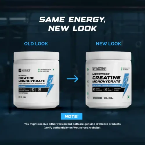 Wellversed Wellcore Micronised Creatine Monohydrate 250g Unflavored - Image 4