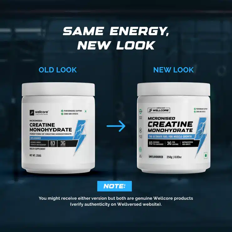 Wellversed Wellcore Micronised Creatine Monohydrate 250g Unflavored - Image 4