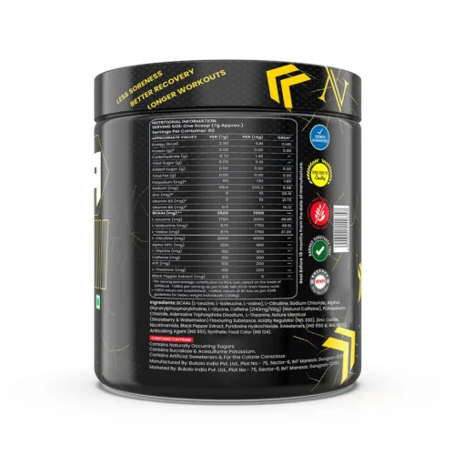 GXN BCAA X9 420g Strawberry Melon - Image 3