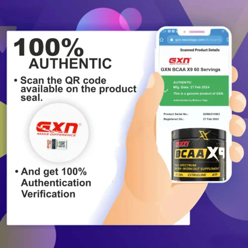 GXN BCAA X9 420g Strawberry Melon - Image 4