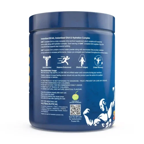 GXN Complete EAA 300g Orange Blast 30 Servings - Image 3