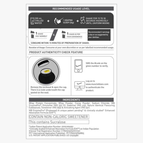 MuscleBlaze Biozyme Performance Whey 2 kg (4.4 lb) - Image 5