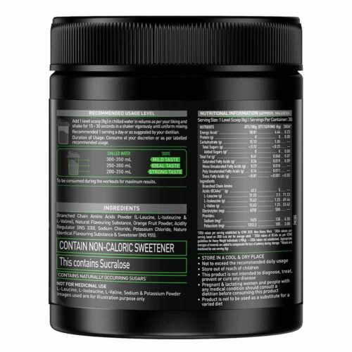 MuscleBlaze BCAA Pro Essential Amino Acids 240 g (0.53 lb) Litchi - Image 2