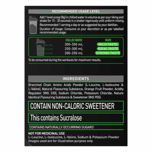 MuscleBlaze BCAA Pro Essential Amino Acids 240 g (0.53 lb) Litchi - Image 4