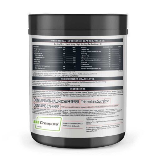 MuscleBlaze Pre Workout WrathX 300g Fruit Fury - Image 2