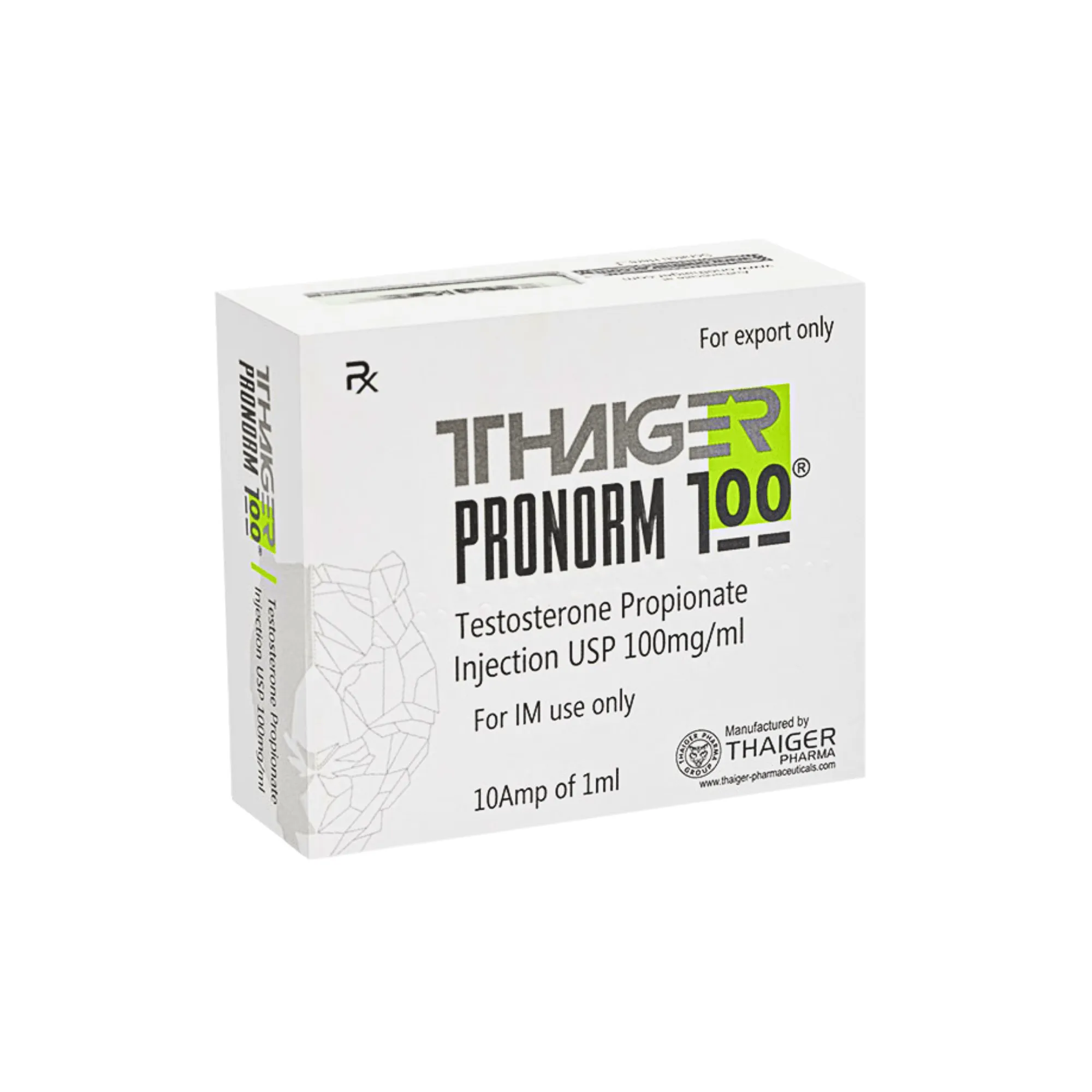 Thaiger Pharma Pronorm 100mg | Testosterone Propionate Thaiger Pharma Pronorm 100mg | Testosterone Propionate
