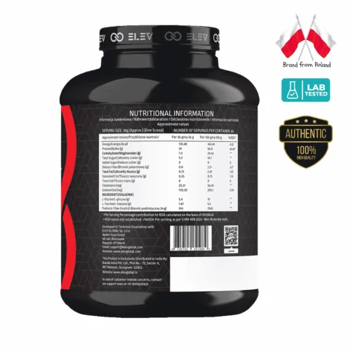 Elev Tri whey protein | 2kg | 66 Serving - Image 3