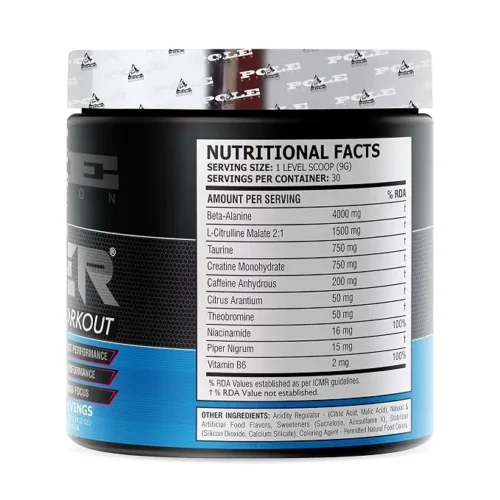 Pole Nutrition Teazer Pre Workout | Explosive Energy