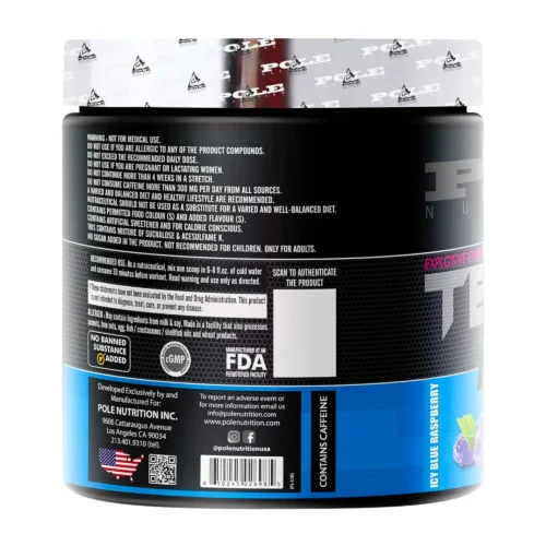 Pole Nutrition Teazer Pre Workout | Explosive Energy