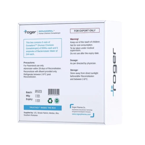 Roger Pharma Gonadorol HCG | Boost Fertility & Recovery