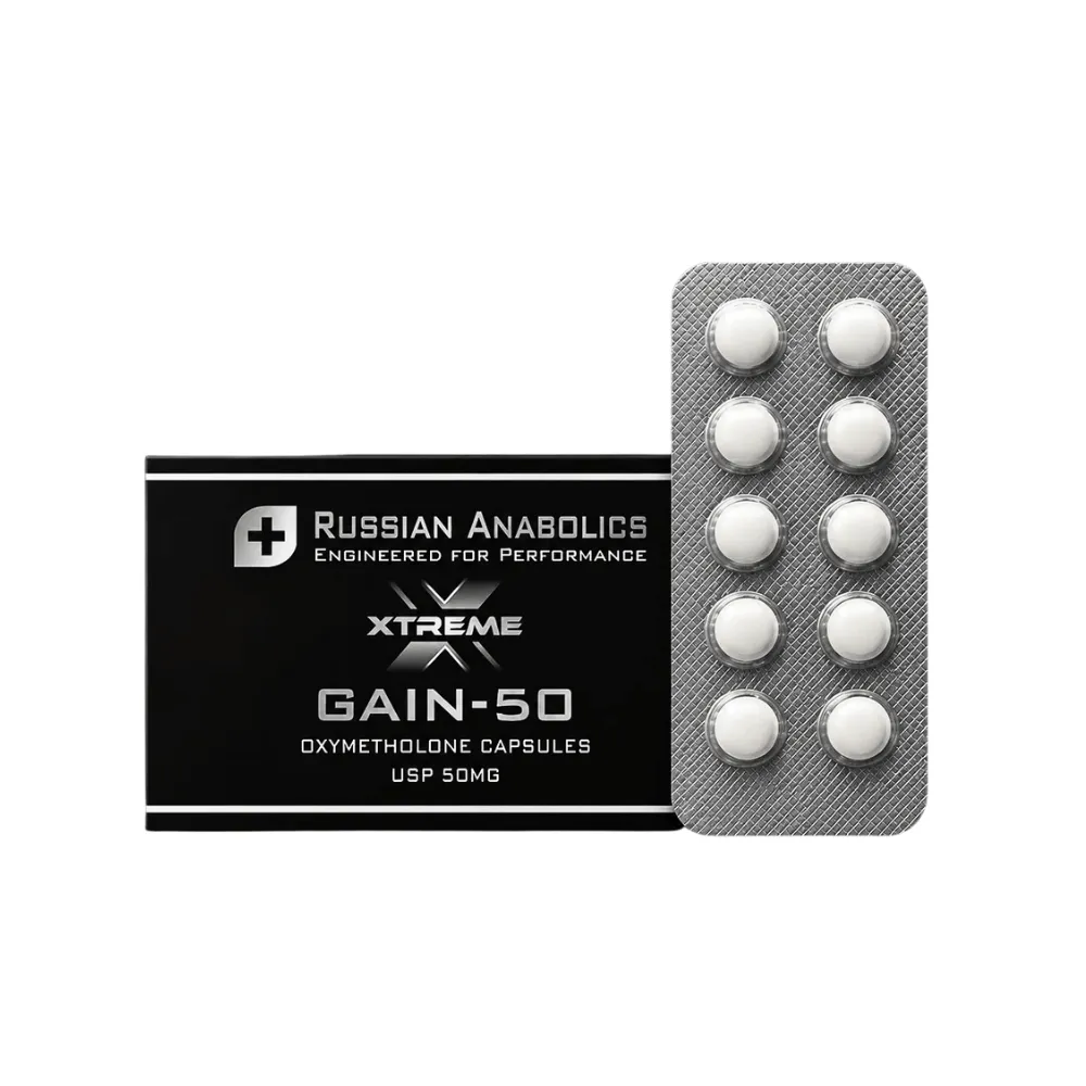 Russian Anabolics Xtreme Gain-50 | Oxymetholone Russian Anabolics Xtreme Gain-50 | Oxymetholone